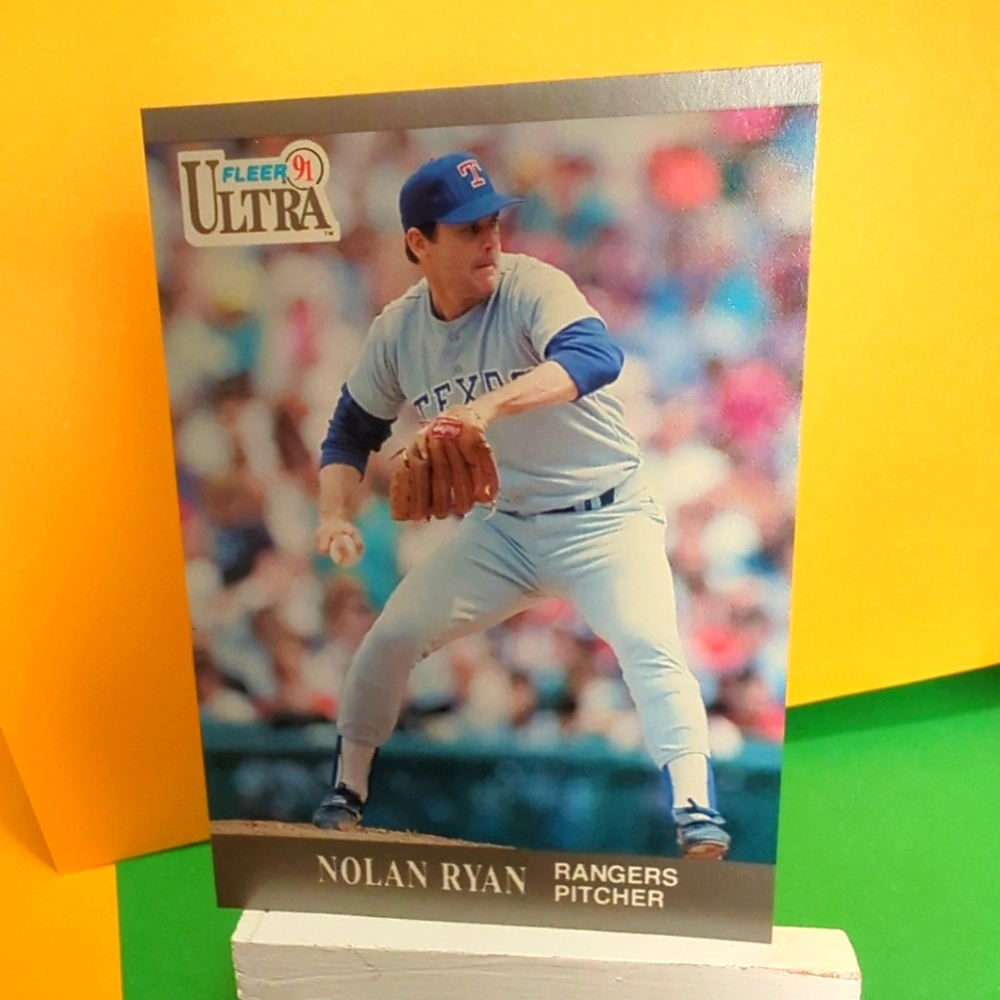⚾Fleer Ultra Nolan Ryan Baseball Card Near Mint Card #355